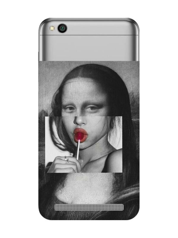 Прозорий чохол на Xiaomi Redmi 5A :: Сучасна Мона Ліза (принт 351)