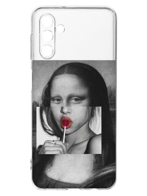 Прозорий чохол на Samsung Galaxy A54 5G / A546 :: Сучасна Мона Ліза (принт 351)
