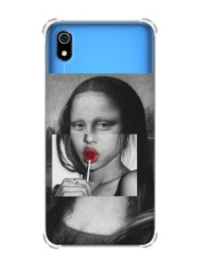 Чохол з потовщеними кутами для Xiaomi Redmi 7A :: Сучасна Мона Ліза (принт 351)