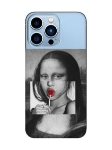 Прозорий чохол на Apple iPhone 13 Pro Max :: Сучасна Мона Ліза (принт 351)