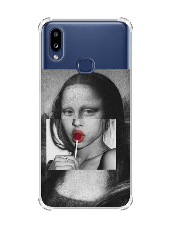 Чохол з потовщеними кутами на Samsung Galaxy A10s (A107) :: Сучасна Мона Ліза (принт 351)