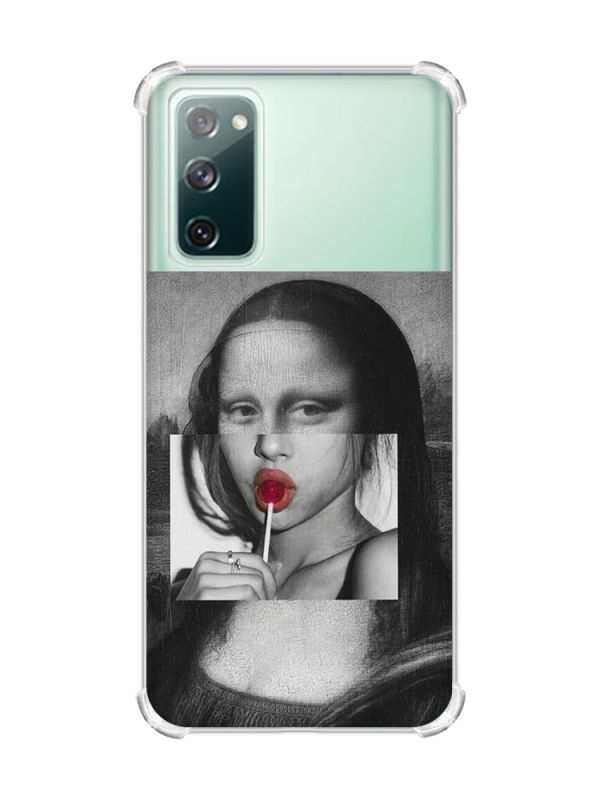 Чохол з потовщеними кутами на Galaxy S20 FE :: Сучасна Мона Ліза (принт 351)