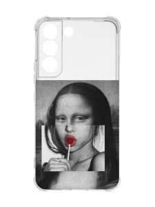 Чохол із потовщеними кутами на Samsung Galaxy S22 :: Сучасна Мона Ліза (принт 351)