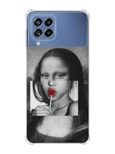 Чохол з потовщеними кутами на Samsung Galaxy M53 (M536) 5G :: Сучасна Мона Ліза (принт 351)