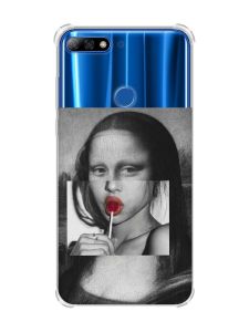 Чохол з потовщеними кутами на Huawei Y7 2018/Y7 Prime 2018 :: Сучасна Мона Ліза (принт 351)