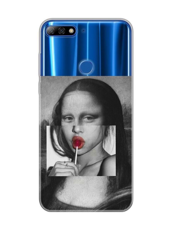Прозорий чохол на Huawei Y7 (2018)/Y7 prime (2018) :: Сучасна Мона Ліза (принт 351)