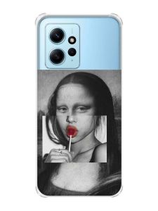Чохол з потовщеними кутами на Xiaomi Redmi Note 12 4G :: Сучасна Мона Ліза (принт 351)