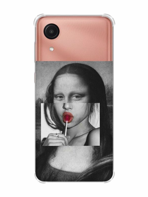 Чохол з потовщеними кутами на Samsung Galaxy A03 Core/A032 :: Сучасна Мона Ліза (принт 351)