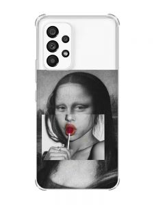 Чохол з потовщеними кутами на Samsung Galaxy A53 :: Сучасна Мона Ліза (принт 351)