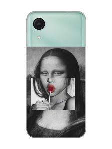 Прозорий чохол на Samsung Galaxy A03 Core / A032 :: Сучасна Мона Ліза (принт 351)