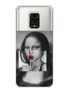 Чохол з потовщеними кутами на Xiaomi Redmi Note 9 Pro/ 9S/ 9 Pro Max :: Сучасна Мона Ліза (принт 351)
