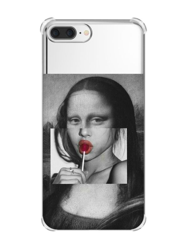 Чохол з потовщеними кутами на iPhone 7 Plus/8 Plus :: Сучасна Мона Ліза (принт 351)