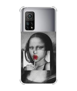 Чохол з потовщеними кутами для Xiaomi Mi 10T/Mi 10T Pro :: Сучасна Мона Ліза (принт 351)