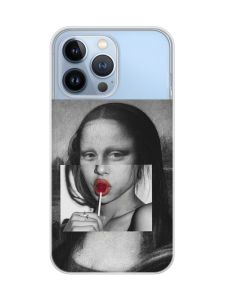 Магнітний чохол на iPhone 13 Pro (6.1) із підтримкою MagSafe :: Сучасна Мона Ліза (принт 351)