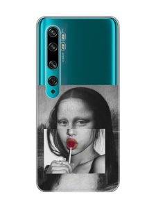 Прозорий чохол на Xiaomi Mi Note 10/Note 10 Pro :: Сучасна Мона Ліза (принт 351)