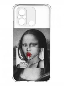 Чохол з потовщеними кутами на Xiaomi Redmi 12C :: Сучасна Мона Ліза (принт 351)