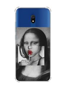 Чохол з потовщеними кутами на Xiaomi Redmi 8A :: Сучасна Мона Ліза (принт 351)