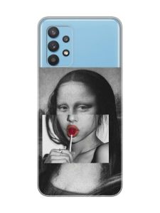 Прозорий чохол на Samsung Galaxy A32 :: Сучасна Мона Ліза (принт 351)
