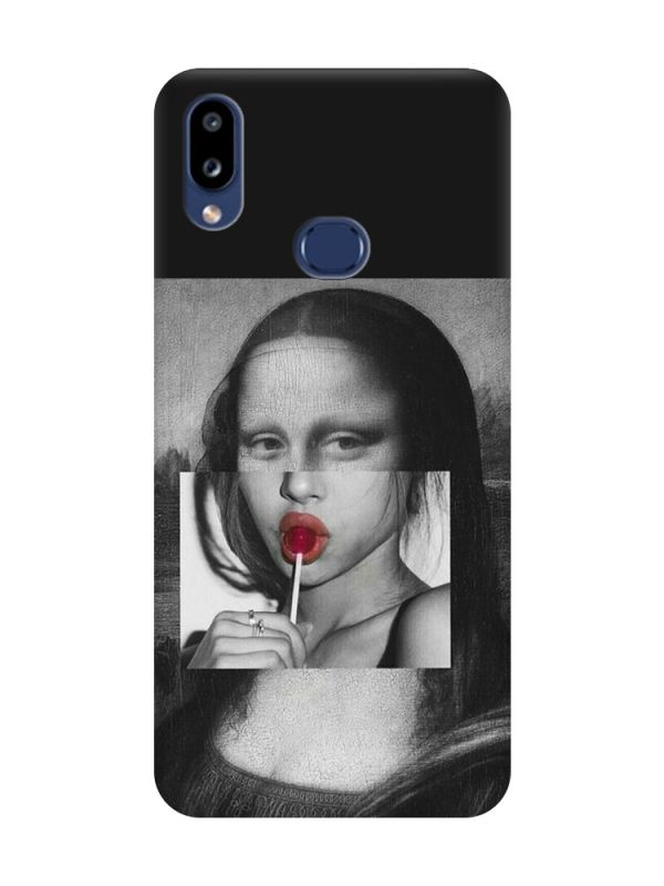 Матовий чорний чохол на Samsung Galaxy A10ѕ A107 :: Сучасна Мона Ліза (принт 351)