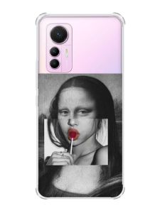 Чохол з потовщеними кутами на Xiaomi 12 Lite :: Сучасна Мона Ліза (принт 351)