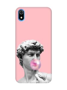 Матовий рожевий чохол на Xiaomi Redmi 7A :: Скульптура (принт 352)