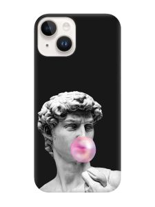 Матовий чорний чохол на Apple iPhone 14 :: Скульптура (принт 352)