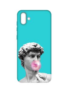 Матовий бірюзовий чохол на Samsung Galaxy A04 :: Скульптура (принт 352)