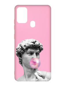 Матовий рожевий чохол на Samsung Galaxy M30s/M21 :: Скульптура (принт 352)