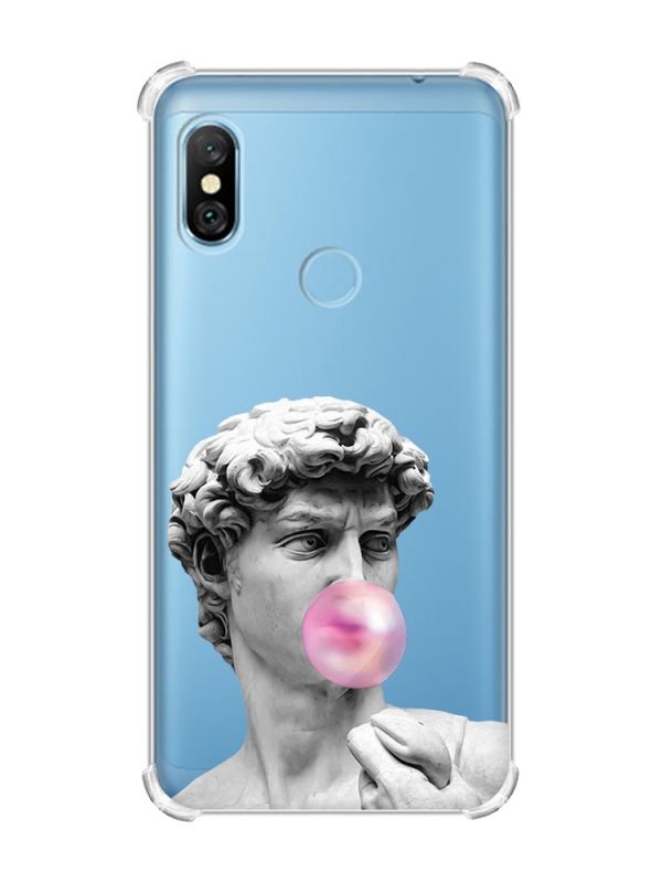Чохол з потовщеними кутами на Xiaomi Redmi Note 6 Pro :: Скульптура (принт 352)