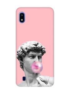 Матовий рожевий чохол на Samsung Galaxy A10 (2019) A105 :: Скульптура (принт 352)