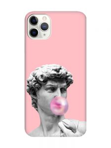 Матовий рожевий чохол на iPhone 11 Pro Max (6.5) :: Скульптура (принт 352)