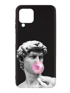 Матовий чорний чохол на Samsung Galaxy A12 :: Скульптура (принт 352)