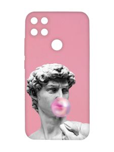 Матовий рожевий чохол на Xiaomi Redmi 10C :: Скульптура (принт 352)