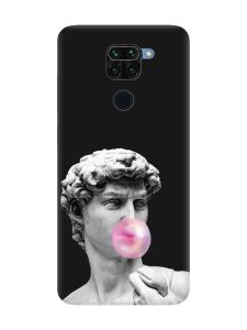 Матовий чорний чохол на Xiaomi Redmi Note 9 :: Скульптура (принт 352)