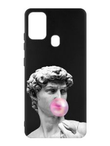 Матовий чорний чохол на Samsung Galaxy M30s/M21 :: Скульптура (принт 352)