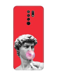 Матовий червоний чохол на Xiaomi Redmi 9 :: Скульптура (принт 352)