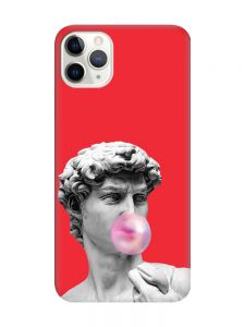 Матовий червоний чохол на iPhone 11 Pro Max (6.5) :: Скульптура (принт 352)