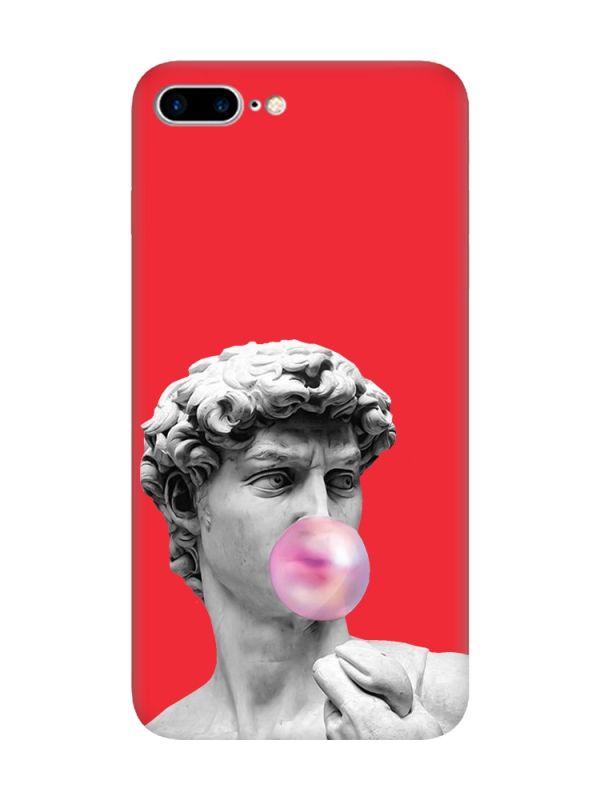Матовий червоний чохол на iPhone 7 Plus/8 Plus :: Скульптура (принт 352)