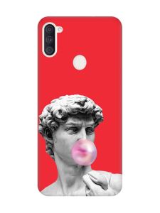 Матовий червоний чохол на Samsung Galaxy A11 :: Скульптура (принт 352)