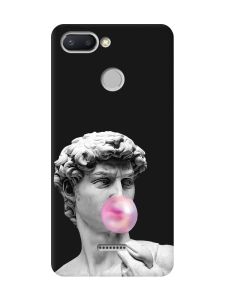 Матовий чорний чохол на Xiaomi Redmi 6 :: Скульптура (принт 352)