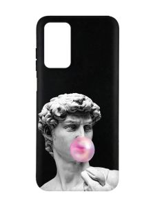 Матовий чорний чохол на Xiaomi Redmi Note 11 4G :: Скульптура (принт 352)