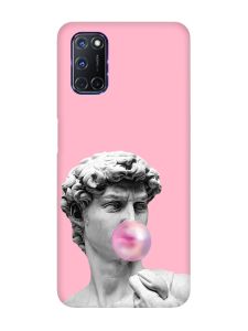 Матовий рожевий чохол на Oppo A52/A72/A92 :: Скульптура (принт 352)