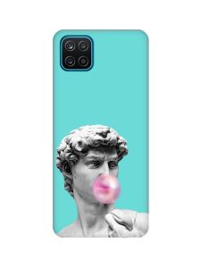 Матовий бірюзовий чохол на Samsung Galaxy A12 :: Скульптура (принт 352)