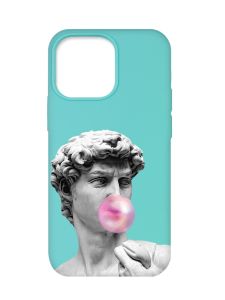 Матовий бірюзовий чохол на Apple iPhone 13 Pro :: Скульптура (принт 352)