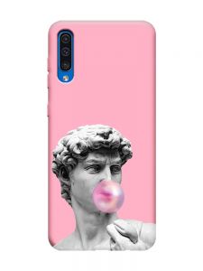 Матовий рожевий чохол на Samsung Galaxy A50 (2019) A505/A30s :: Скульптура (принт 352)