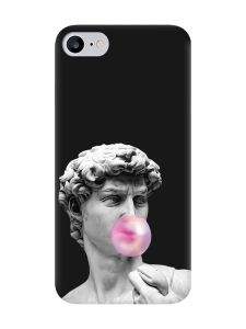 Матовий чорний чохол на iPhone 7 / 8 :: Скульптура (принт 352)