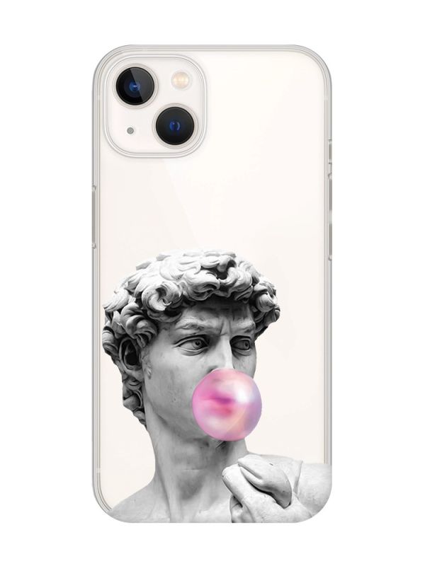 Прозорий чохол із захистом камери на iPhone 14 Plus :: Скульптура (принт 352)