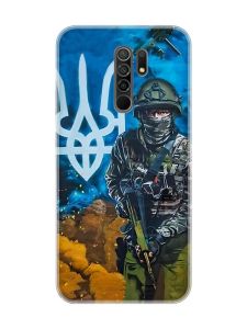 Чохол на Xiaomi Redmi 9 :: Військовий (патріотичний принт 349)