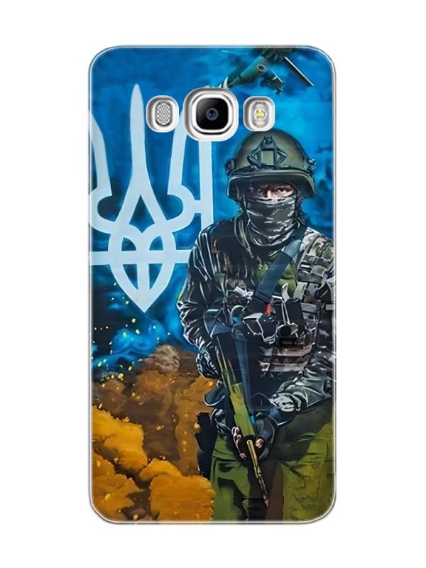 Чохол на Samsung Galaxy J7(2016) J710 :: Військовий (патріотичний принт 349)