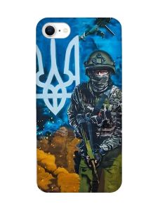 Чохол на iPhone SE 2020 :: Військовий (патріотичний принт 349)